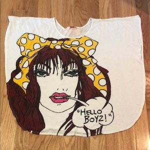 Rare Betsey Johnson Beach Coverup